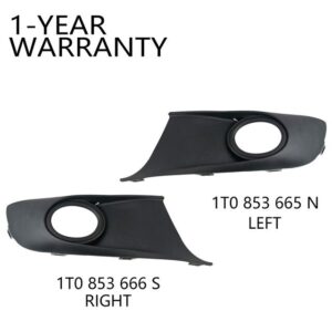 Reste bamperī Lab ar migl. - Volswagen Touran 10-