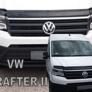 WIND DEFLECTOR FOR FRONT WINWIND DEFLECTOR FOR FRONT WINDSCREEN VOLKSWAGEN CRAFTER II 2017-> (MOUNTED WITH CLIPS