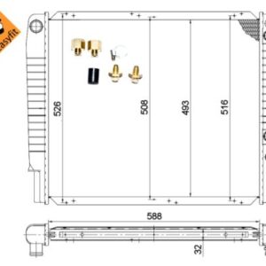 Volvo 940/960 91- Radiators 2.3 turbo