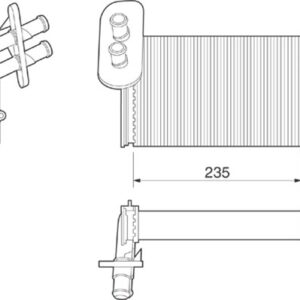 Volkswagen Golf III  Krasns Radiators 1.6 TL 52cm