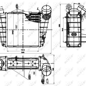 H/B Radiators INTERKULERS - Volkswagen Polo 01-