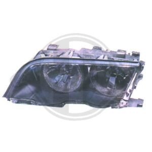 98- Lukturis kreisais Melns - BMW 3ser E46