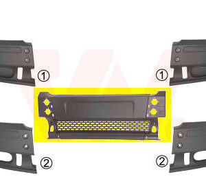 Bampers Kreisais Ar Migl - Ford Tranzit 00-06