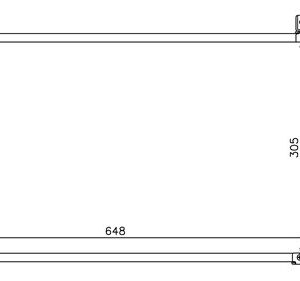 Radiators A/C 65*33 - Mazda 323F 98-00
