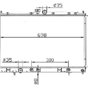 Radiators 3.0 Aut - Mitsubishi Outlander 03-07