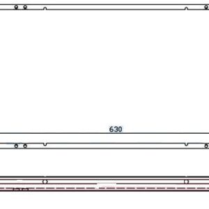 Radiators 630x300 Tr. R - Volkswagen Caddy 96-