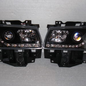 Headlight Set Devil Eye Black - Volkswagen Caravelle 96-