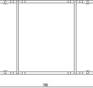 Radiators 72*32CM/TRUBAS  R - Volkswagen Passat B3 88-