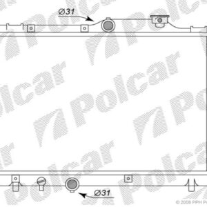 AE100 Radiatori 1.3 52*35 - Toyota Corolla 93-