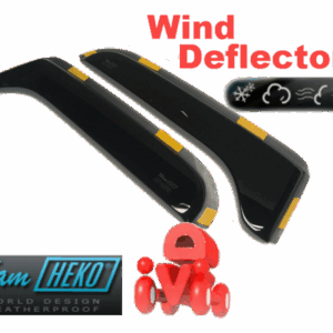 03- Deflectors 2pcs WGN E61Only rear - BMW 5 series E60