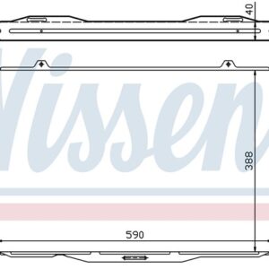Volvo S/V70 97- Radiators 2,0/2,3/2,4/2,5TDI Aut ārējais/bez trubas
