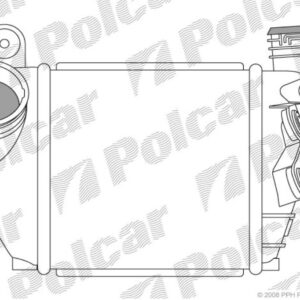 Volkswagen Golf IV Radiators Intercooler 1,8T/1,9TDI ar fikso