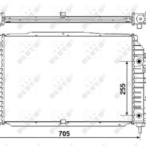 Radiatori 1.3CDTI, 1.7CDTI, 1.9CDTI 60*38*26 - Opel Astra H 04-