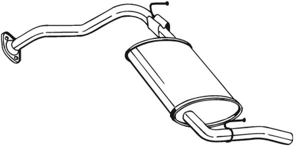 Trokšņu slāpētājs 1.5B aizm. - Mazda 323F 94-98